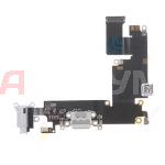 img Шлейф iPhone 6 Plus с разъемом зарядки/гарнитуры/микрофоном (серый)