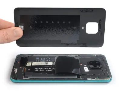Замена задней крышки на Xiaomi Redmi Note 9 Pro