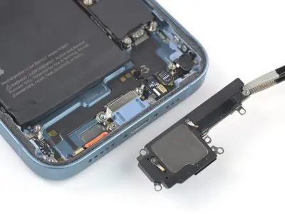 Замена полифонического динамика на Apple iPhone 14